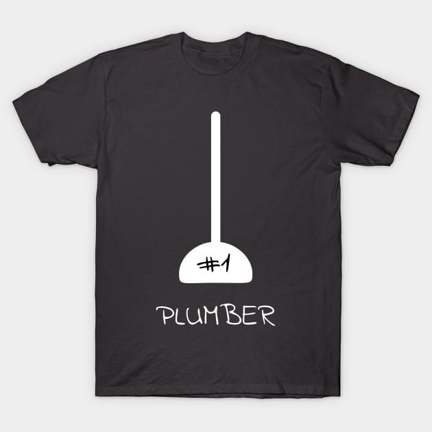 Number 1 Plumber T-Shirt by emojiawesome